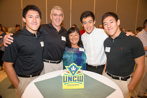 UNCW Legacies at the Pinning Ceremony