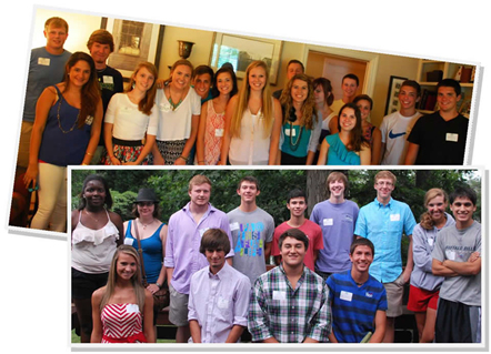 Group of incoming UNCW students