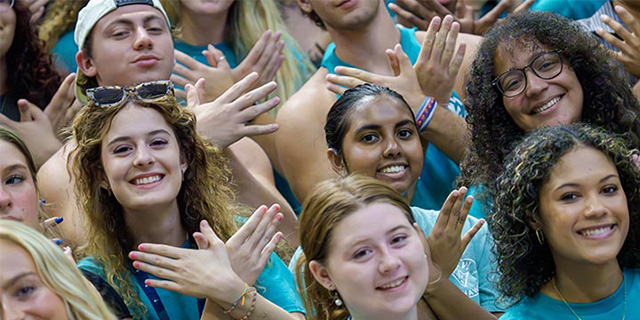 A group of UNCW students