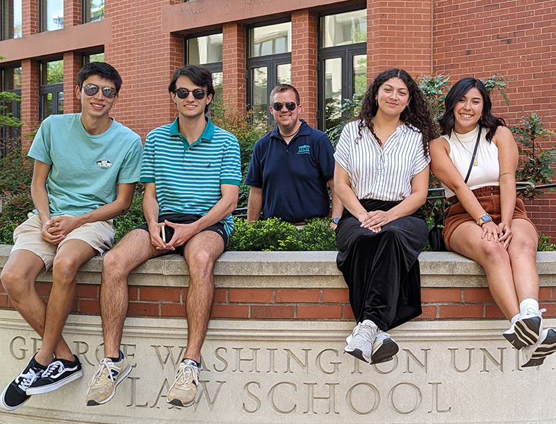 students at George Washington University